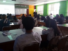 시각디자인계열 재학생 대상 졸업생 취업 특강