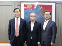 최양식 경주시장, 김장실 前 국회의원 본교 내방
