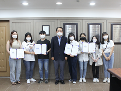 2021년 학과(계열) 홍보영상물 제작 공모전 시상식 ..